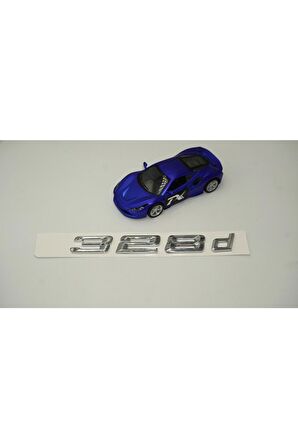 Bmw 328d Bagaj Krom Metal 3m 3d Yazı Logo