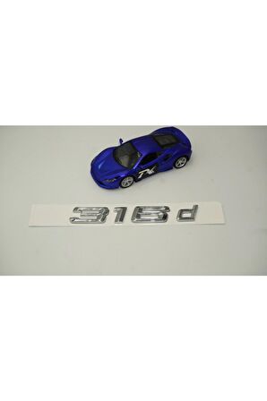 Bmw 316d Bagaj Krom Metal 3m 3d Yazı Logo