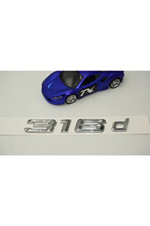 Bmw 316d Bagaj Krom Metal 3m 3d Yazı Logo