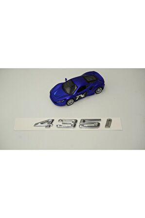 Bmw 435i Bagaj Krom Metal 3m 3d Yazı Logo Uyumlu