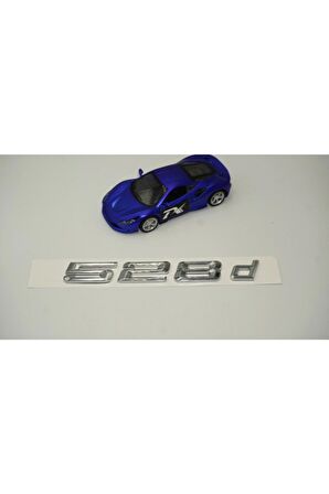 Bmw 528d Bagaj Krom Metal 3m 3d Yazı Logo