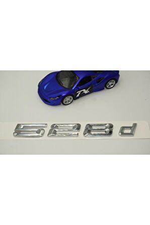 Bmw 528d Bagaj Krom Metal 3m 3d Yazı Logo