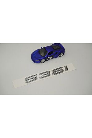 Bmw 535i Bagaj Krom Metal 3m 3d Yazı Logo