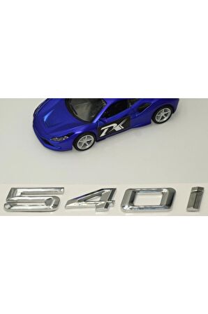 Bmw 540i Bagaj Krom Metal 3m 3d Yazı Logo