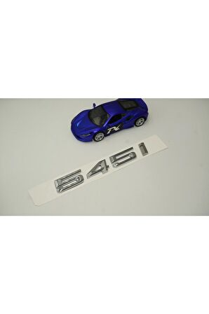 Bmw 545i Bagaj Krom Metal 3m 3d Yazı Logo