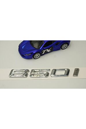 Bmw 650i Bagaj Krom Metal 3m 3d Yazı Logo