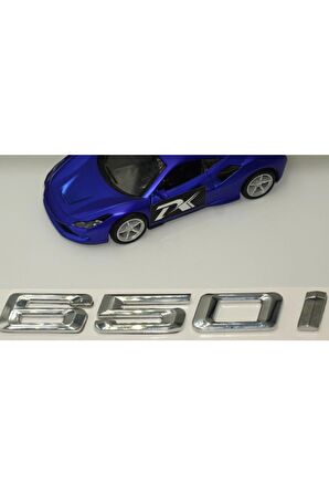 Bmw 650i Bagaj Krom Metal 3m 3d Yazı Logo