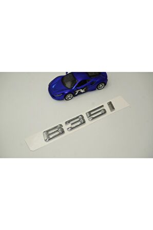 Bmw 635i Bagaj Krom Metal 3m 3d Yazı Logo