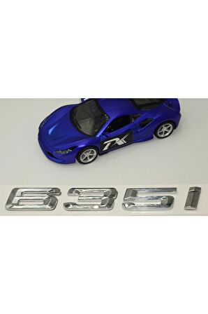 Bmw 635i Bagaj Krom Metal 3m 3d Yazı Logo