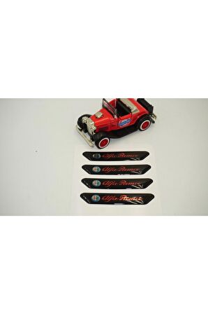 Alfa Romeo Stelvio Kapı Kenarı Koruma Metalize Damla Desen 3m Band