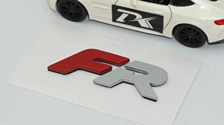 DK Tuning FR Bagaj Yeni Nesil Kırmızı Gri Logo Arma Seat ile Uyumlu