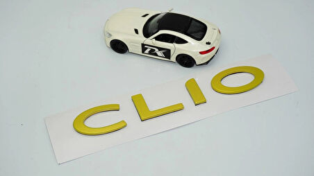 DK Tuning Clio MK4 Bagaj Gold Yazı Logo Arma Renault ile Uyumlu
