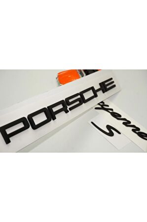 Porsche Cayenne S Uyumlu  Bagaj 3m 3d Abs Yazı Logo Amblem Seti