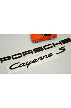 Porsche Cayenne S Uyumlu  Bagaj 3m 3d Abs Yazı Logo Amblem Seti