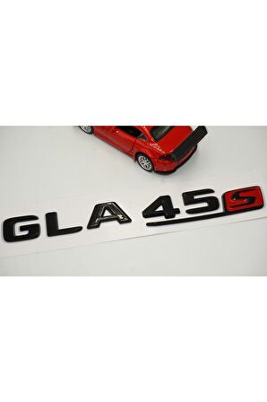 Gla 45s Bagaj Parlak Siyah Abs 3m 3d Yazı Logo
