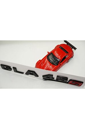 Gla 45s Bagaj Parlak Siyah Abs 3m 3d Yazı Logo