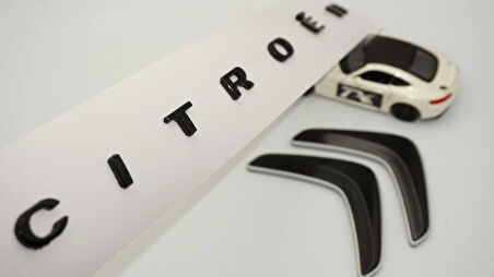 DK Tuning Citroen C4-X e C4-X Siyah Gri Bagaj Logo Arma Seti