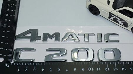 DK Tuning Benz C200 4Matic Bagaj Krom ABS 3M 3D Yazı Logo