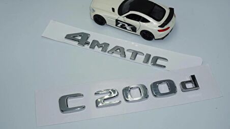 DK Tuning Benz C200d 4Matic Bagaj Krom ABS 3M 3D Yazı Logo