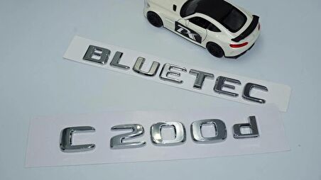 DK Tuning Benz C200d Bluetec Bagaj Krom ABS 3M 3D Yazı Logo