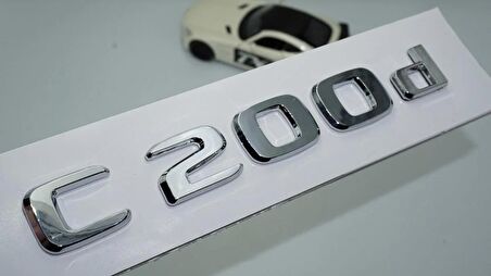 DK Tuning Benz C200d Bagaj Krom ABS 3M 3D Yazı Logo