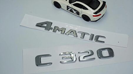 DK Tuning Benz C320 4Matic Bagaj Krom ABS 3M 3D Yazı Logo