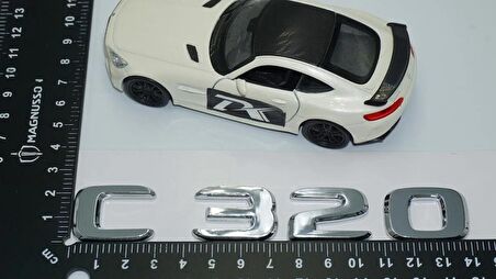 DK Tuning Benz C320 Bagaj Krom ABS 3M 3D Yazı Logo
