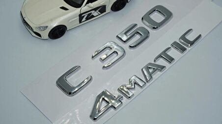 DK Tuning Benz C350 4Matic Bagaj Krom ABS 3M 3D Yazı Logo