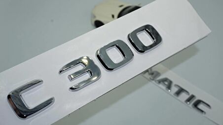 DK Tuning Benz C300 4Matic Bagaj Krom ABS 3M 3D Yazı Logo