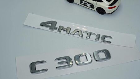 DK Tuning Benz C300 4Matic Bagaj Krom ABS 3M 3D Yazı Logo