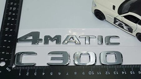 DK Tuning Benz C300 4Matic Bagaj Krom ABS 3M 3D Yazı Logo