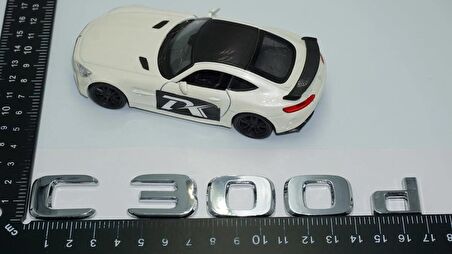 DK Tuning Benz C300d Bagaj Krom ABS 3M 3D Yazı Logo