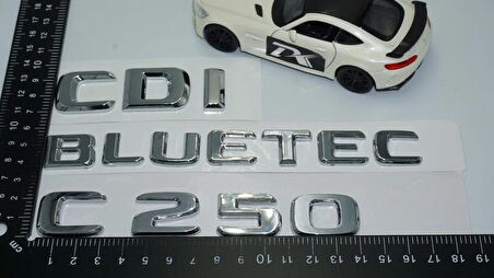DK Tuning Benz C250 CDi Bluetec Bagaj Krom ABS 3M 3D Yazı Logo