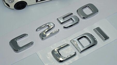 DK Tuning Benz C250 CDi Bagaj Krom ABS 3M 3D Yazı Logo