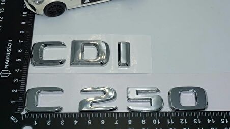 DK Tuning Benz C250 CDi Bagaj Krom ABS 3M 3D Yazı Logo