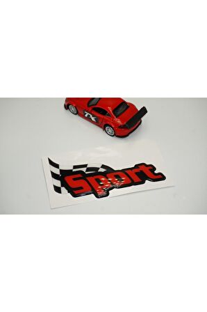 Sport Logo Damla Silikon Grup Sticker