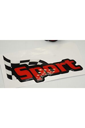 Sport Logo Damla Silikon Grup Sticker