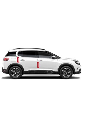 Citroen Logo C4 C4 Picasso Kapı Kenarı Koruma Metalize Damla Desen 3m Band Uyumlu