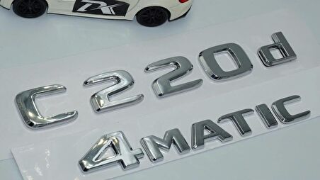 DK Tuning Benz C220d 4Matic Bagaj Krom ABS 3M 3D Yazı Logo