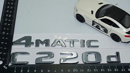 DK Tuning Benz C220d 4Matic Bagaj Krom ABS 3M 3D Yazı Logo