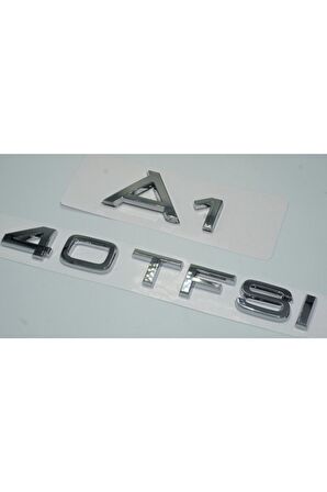 Audi A1 40 Tfsi Krom Abs 3m 3d Bagaj Yazı Logo Orjinal Ürün
