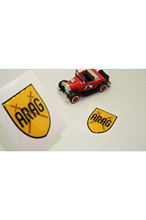 Arag Logo Damla Silikon Sticker 2 Li Set