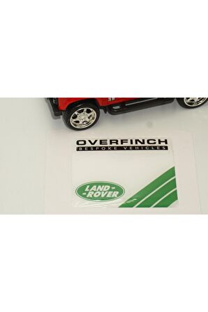 Land Rover Overfinch Uyumlu Logo Damla Silikon Plaka Arma Amblem Yeni Stil