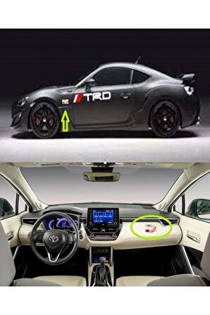 Trd Sportivo Logo Damla Silikon Plaka Logo Arma Amblem Yeni Stil