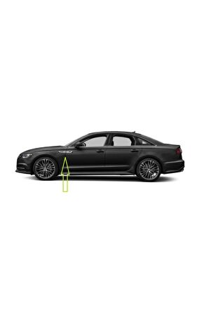 Audi A5 S Line Logo Yan Çamurluk 3m 3d Damla Silikon Yeni Nesil Logo Amblem