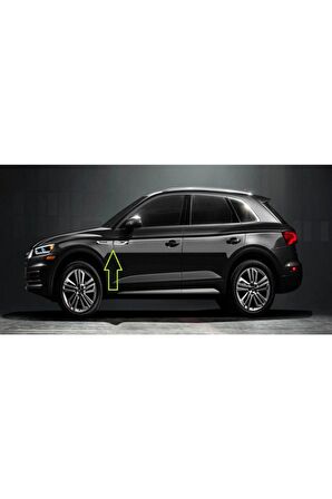 Audi Q3 S Line Logo Yan Çamurluk 3m 3d Damla Silikon Yeni Nesil Logo Amblem