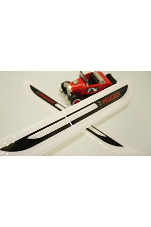 Peugeot 207 Yan Çamurluk 3m 3d Damla Silikon Yeni Nesil Logo Amblem