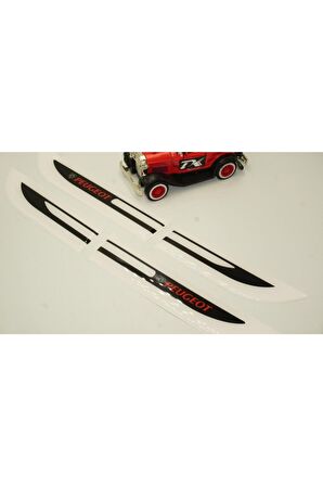 Peugeot 207 Yan Çamurluk 3m 3d Damla Silikon Yeni Nesil Logo Amblem