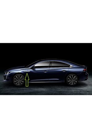 Peugeot 508 Uyumlu Yan Çamurluk 3m 3d Damla Silikon Yeni Nesil Logo Amblem