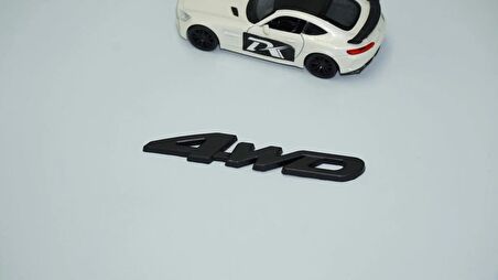 DK Tuning Arazi Off Road 4WD Siyah Metal 3M 3D Yazı Logo Amblem